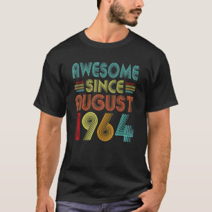 Geweldige sinds augustus 1964 58 jaar oud 58t t-shirt