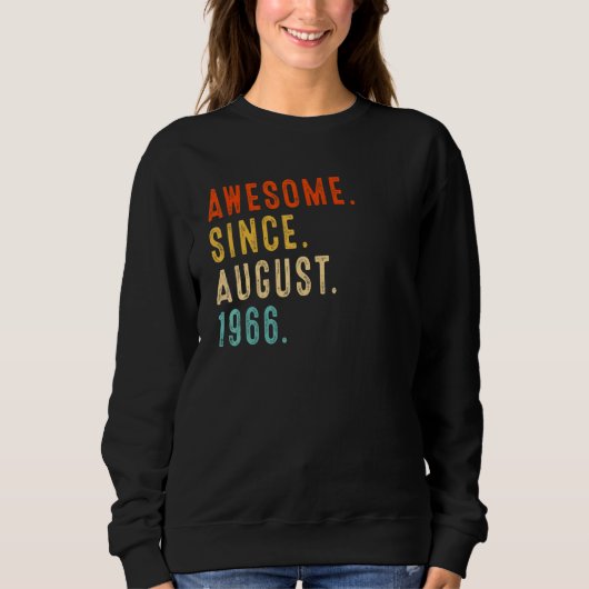 Geweldige sinds augustus 1966 56e verjaardag trui (Voorkant)