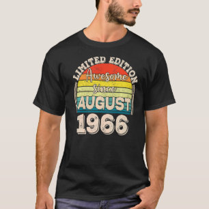 Geweldige sinds augustus 1966 Geboren in mama B T-shirt