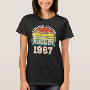 Geweldige sinds augustus 1967 Geboren in mama B T-shirt