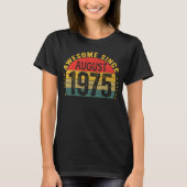 Geweldige sinds augustus 1975 48e verjaardag Vrouw T-shirt (Voorkant)