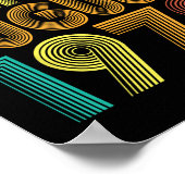 Geweldige sinds augustus 1978 Jaar 47e Verjaardag  Poster (Hoek)