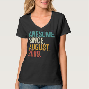 Geweldige sinds augustus 2009 dertiende dag dertie t-shirt