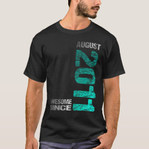 Geweldige sinds augustus 2011 12e geboortedag Gebo T-shirt