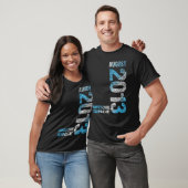 Geweldige sinds augustus 2013 10e geboortedag Gebo T-shirt (Unisex)