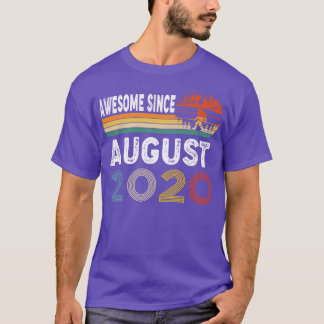 Geweldige sinds augustus 2020 t-shirt