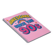 Geweldige sinds de jaren 90 - Kleurrijke Retro Y2K Notitieboek (Rechterzijde)