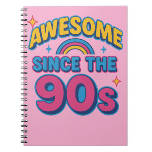 Geweldige sinds de jaren 90 - Kleurrijke Retro Y2K Notitieboek