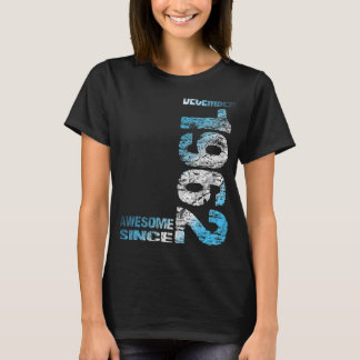 Geweldige sinds december 1962 61e verjaardag, gebo t-shirt