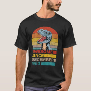 Geweldige Sinds december 1963 dinosaurus 57 jaar o T-shirt
