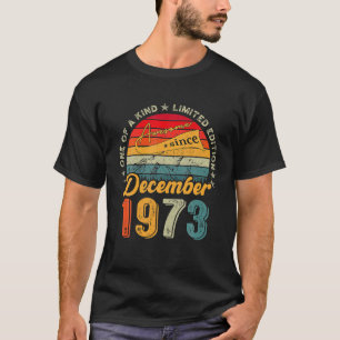 Geweldige sinds december 1973 49 jaar oud 49 t-shirt