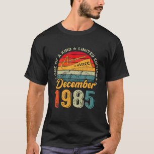 Geweldige sinds december 1985 37 jaar t-shirt