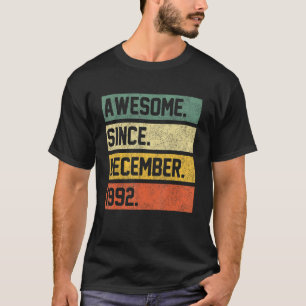 Geweldige sinds december 1992 30 jaar oud op de 30 t-shirt