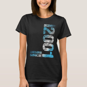Geweldige sinds december 2001 22e verjaardag, 200 t-shirt