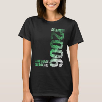 Geweldige sinds december 2006 17e verjaardag Gebor T-shirt