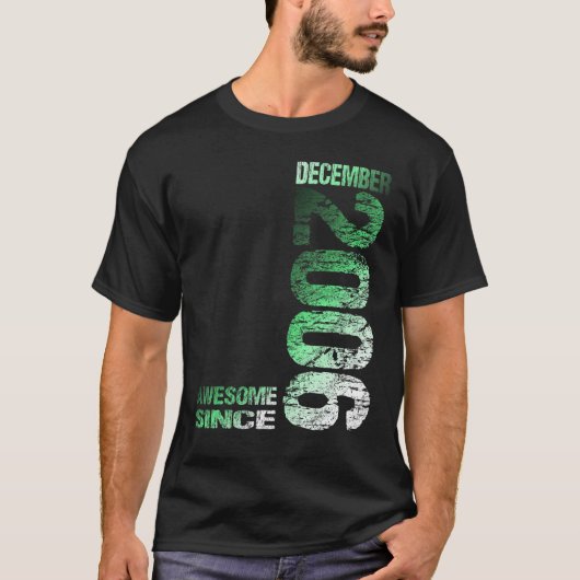 Geweldige sinds december 2006 17e verjaardag Gebor T-shirt (Voorkant)