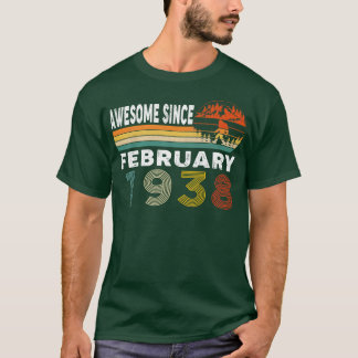 Geweldige sinds februari 1938 t-shirt