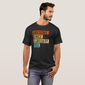 Geweldige sinds februari 1959 64 jaar oude 64e geb t-shirt (Voorkant volledig)