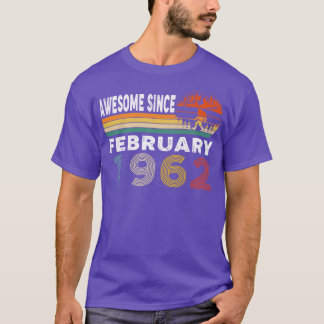 Geweldige sinds februari 1962 t-shirt