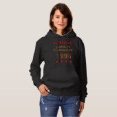 Geweldige sinds februari 1996 Leopard Print Februa Hoodie (Voorkant volledig)