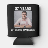 Geweldige sinds gepersonaliseerd verjaardagscadeau blikjeskoeler (Achterkant)