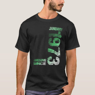 Geweldige sinds januari 1973 50e verjaardag, 1973 t-shirt