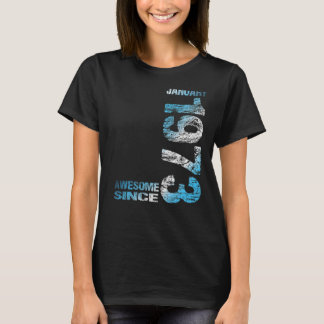 Geweldige sinds januari 1973 50e verjaardag, 1973 t-shirt