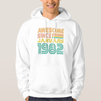 Geweldige sinds januari 1982, Verjaardag Hoodie