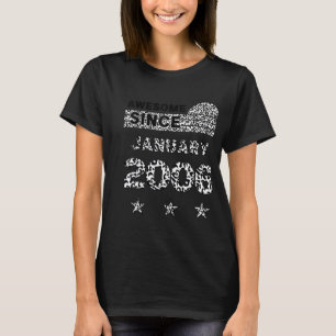 Geweldige sinds januari 2006 Luipaard 2006 Januari T-shirt