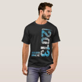 Geweldige sinds januari 2013 10e verjaardag Gebore T-shirt (Voorkant volledig)