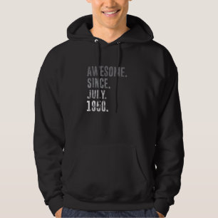 Geweldige sinds juli 1950 72e Vintage 1950 Hoodie