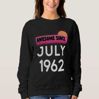 Geweldige sinds juli 1962 Verjaardag 1962 Juli Vin Trui