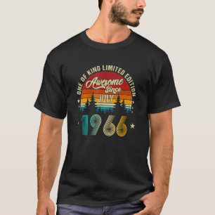 Geweldige sinds juli 1966 56e verjaardag 56 jaar O T-shirt