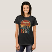 Geweldige sinds juli 1966  56e verjaardag t-shirt (Voorkant volledig)