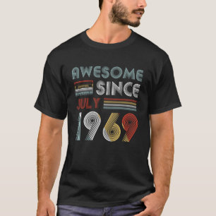  Geweldige sinds juli 1969 50e verjaardag T-shirt