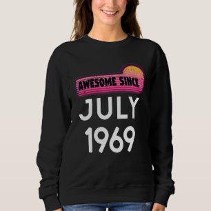 Geweldige sinds juli 1969 Verjaardag 1969 Juli Vin Trui