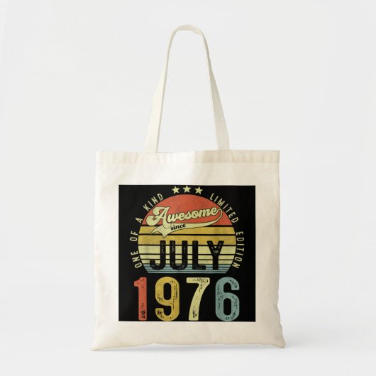 Geweldige sinds juli 1976  46e verjaardag voor tote bag (Voorkant)