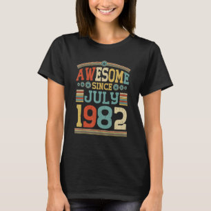 Geweldige sinds juli 1982 voor 40 jaar oud 40e BIR T-shirt