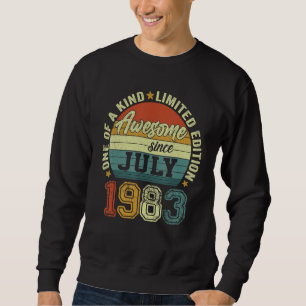 Geweldige sinds juli 1983 39e verjaardag 39 jaar o trui
