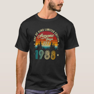 Geweldige sinds juli 1988 34e verjaardag Gift 34 j T-shirt