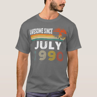 Geweldige sinds juli 1990 t-shirt