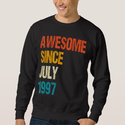 Geweldige sinds juli 1997 25e verjaardag 25 trui (Voorkant)