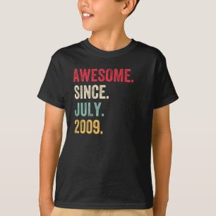 Geweldige sinds juli 2009 t-shirt