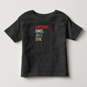 Geweldige sinds juli 2010 kinder shirts