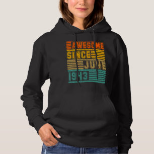 Geweldige sinds juni 1943 79e Mannen en vrouwen Hoodie