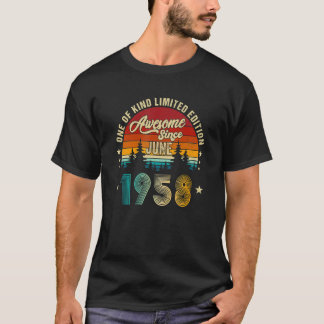 Geweldige sinds juni 1958 64 jaar oud 27 jaar oud t-shirt