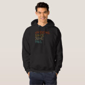 Geweldige sinds juni 1963  59e verjaardag hoodie (Voorkant volledig)