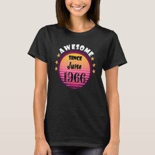 Geweldige sinds juni 1966, Birthday 1966, Vintage T-shirt