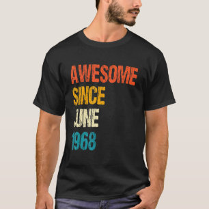 Geweldige sinds juni 1968 54e verjaardag 54 t-shirt