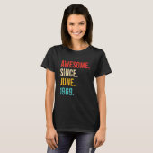 Geweldige sinds juni 1969 53e verjaardag 53 Y T-shirt (Voorkant volledig)